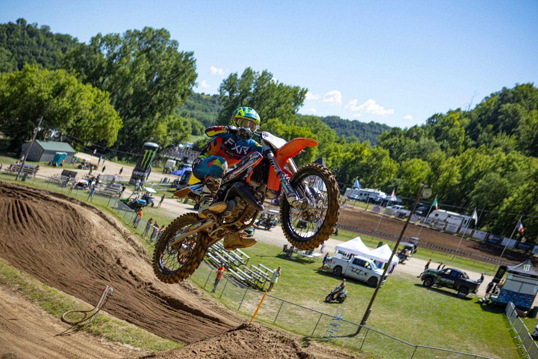 Brodie Boumeester taking flight